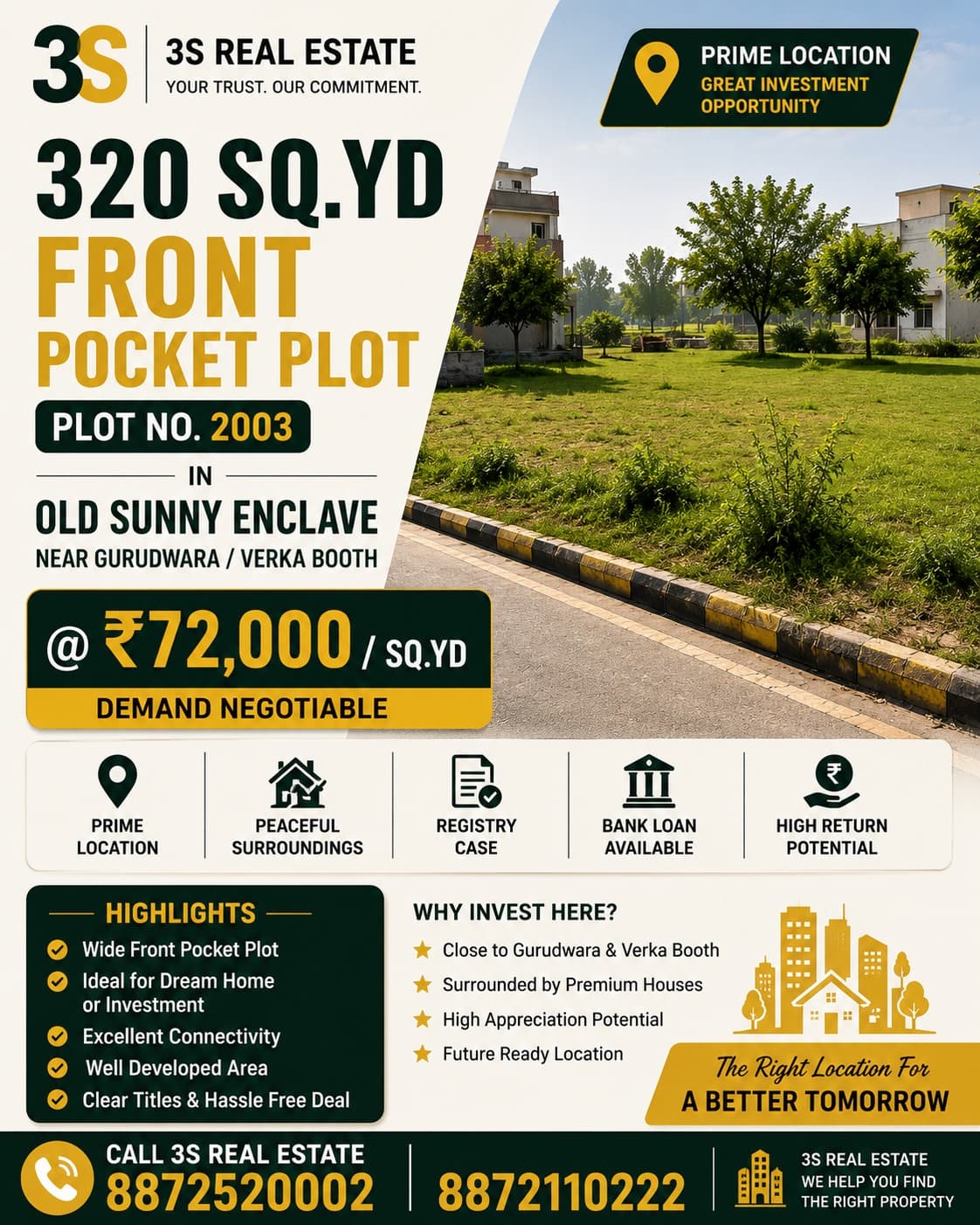 Residential Plot in old Sunny Enclave Kharar image 2